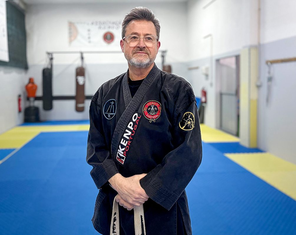 Professor Carlos Dias de Artes Marciais na Academia Wu Wei