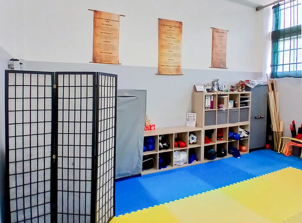 Espaço de artes orientais da Academia Wu Wei, em Mafra